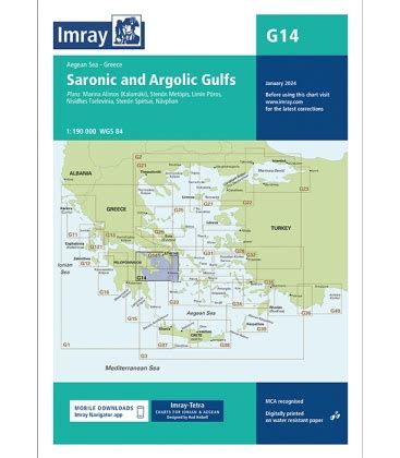 imaray|G14 Saronic and Argolic Gulfs – Imray